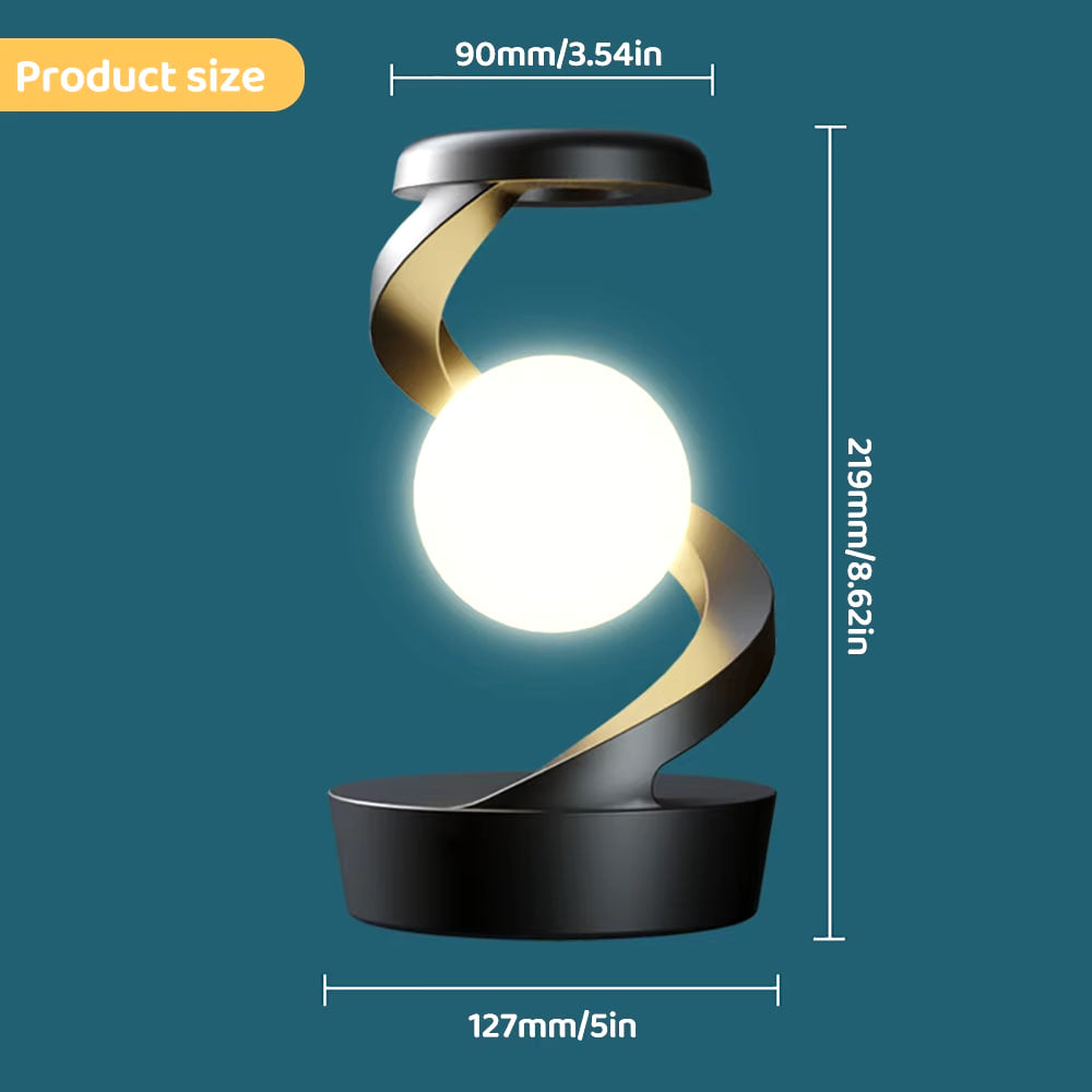 TechToysHub™ LED 360° Levitating Night Light Charger