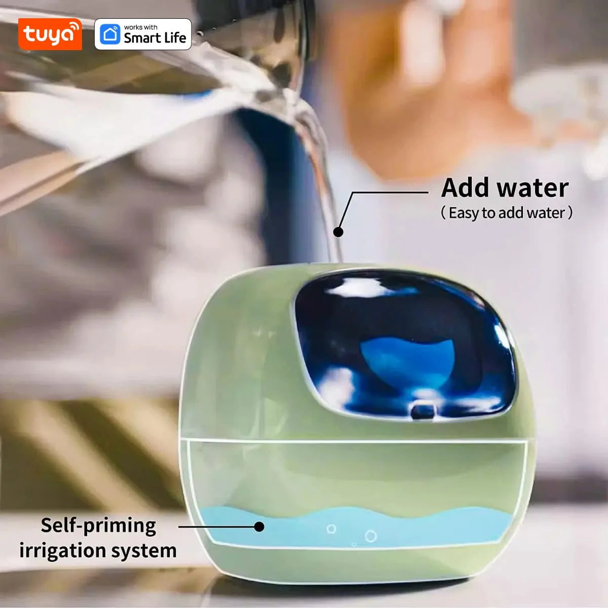 TechToysHub™ Ivy Smart AI Plant Pot