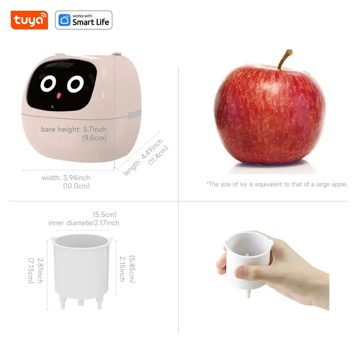 TechToysHub™ Ivy Smart AI Plant Pot