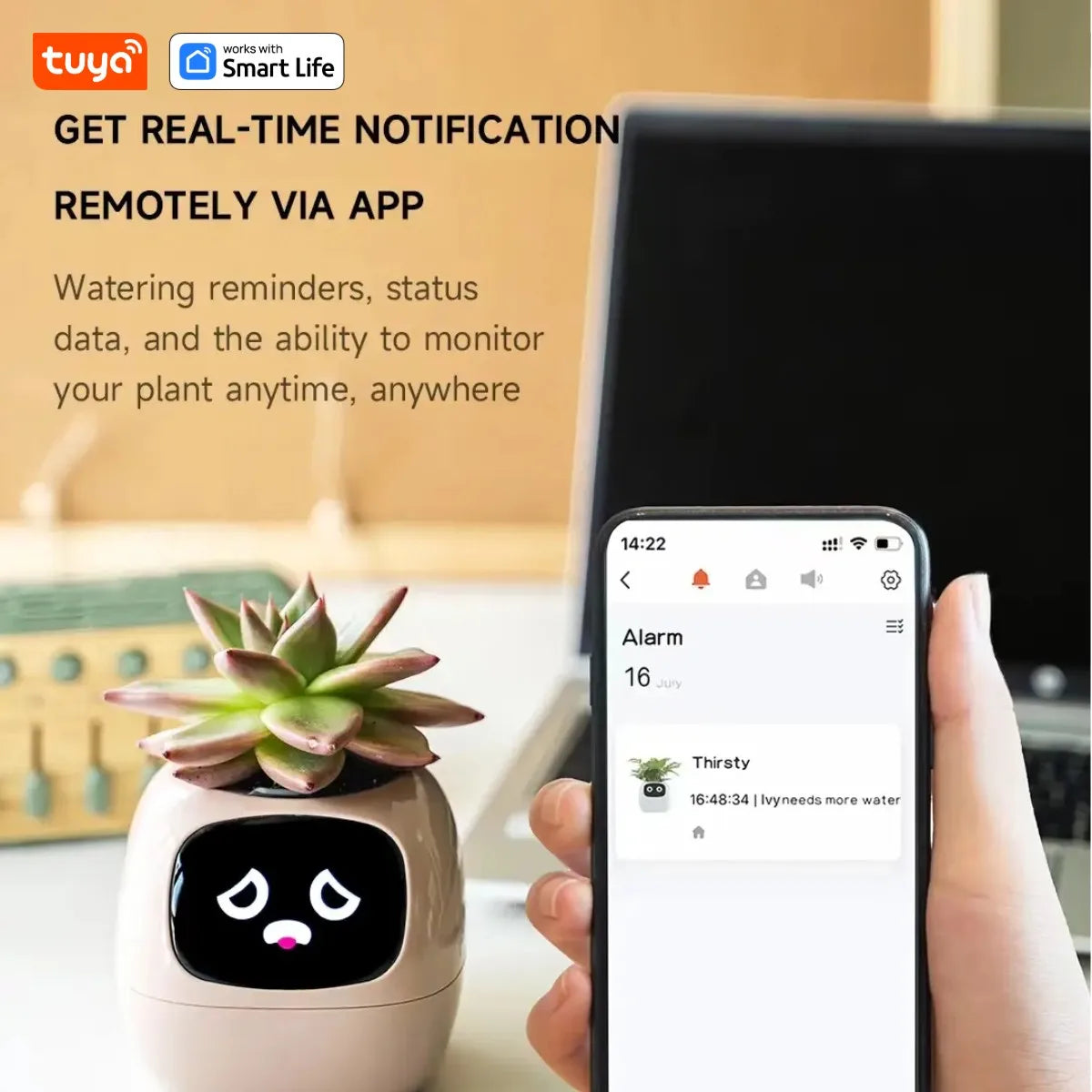 TechToysHub™  Ivy Smart AI Plant Pot